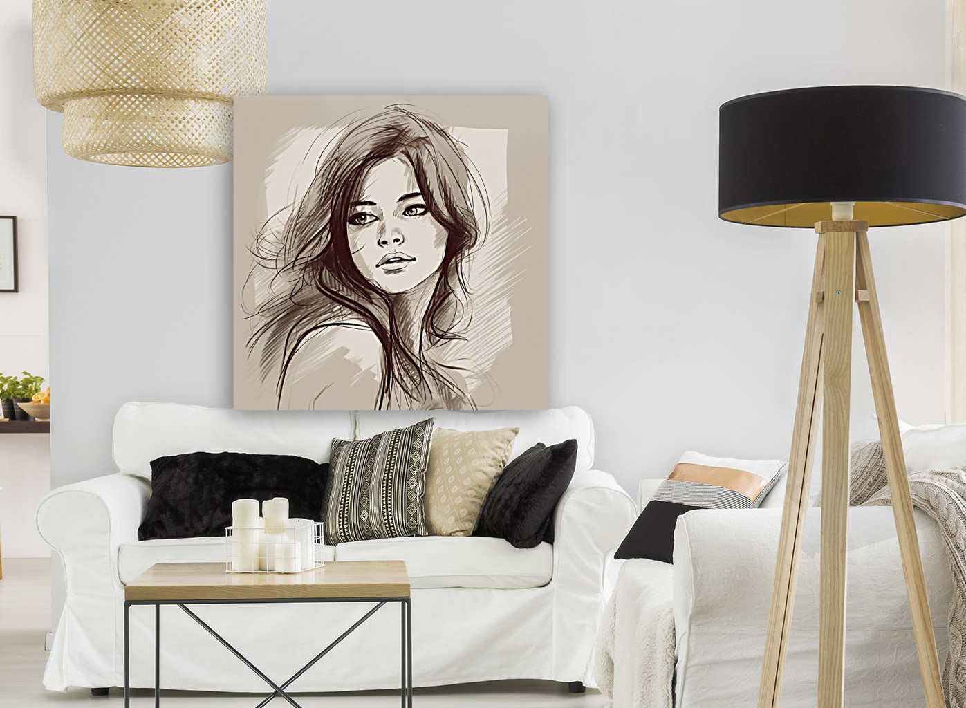 Women sketch no.10 Reproduction