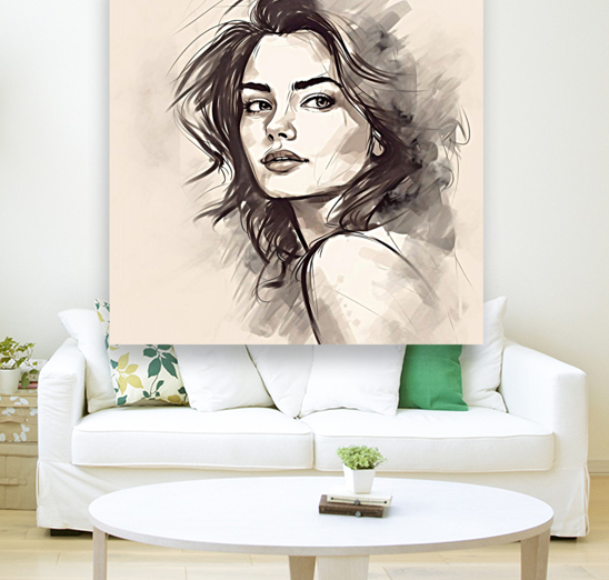 Women sketch no.12 Reproduction