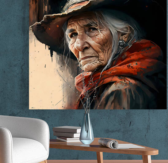 Wild West old woman no.1 by draszyr