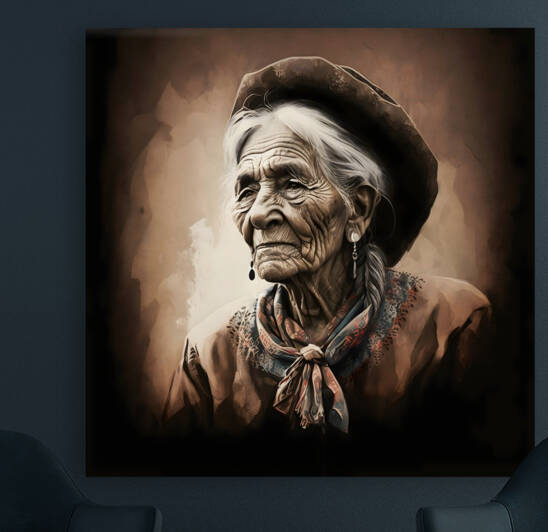 Wild West old woman no.2 by draszyr