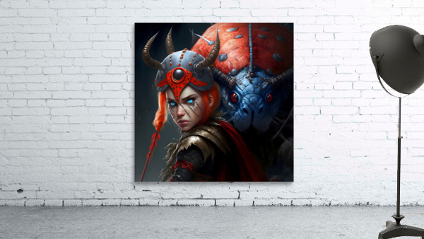 Warrior Ladybug no.1 Wall Preview