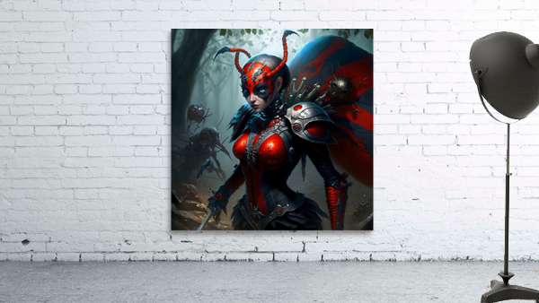 Warrior Ladybug no.2 Wall Preview