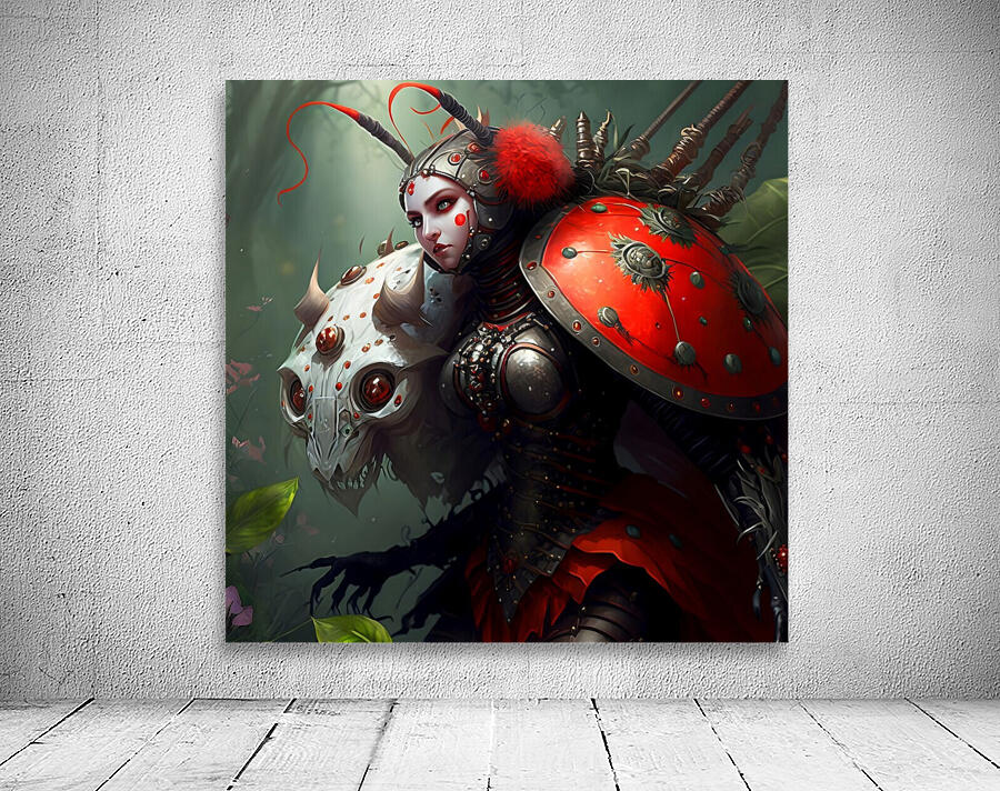 Warrior Ladybug no.3 Wall Preview