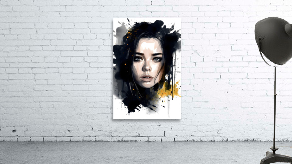 Girl watercolor no.1 Wall Preview