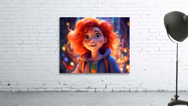 Character   digital art no.2 Wall Preview