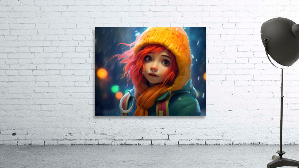 Character   digital art no.4 Wall Preview