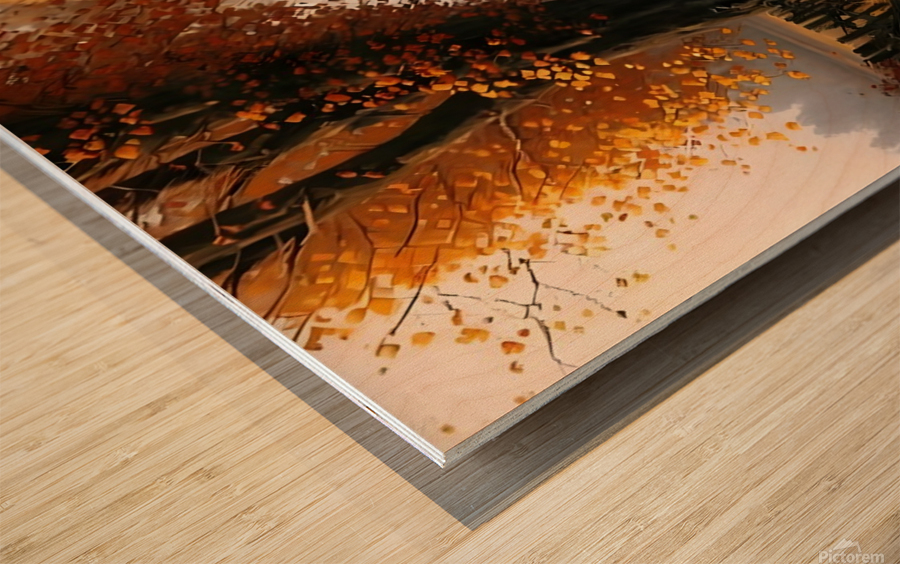 Autumn no.7 Wood print