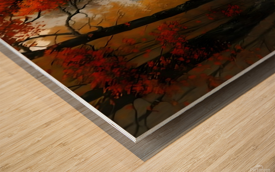 Autumn no.12 Wood print