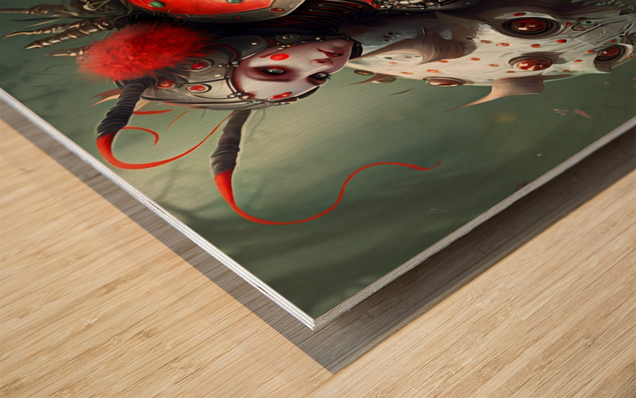 Warrior Ladybug no.3 Wood print