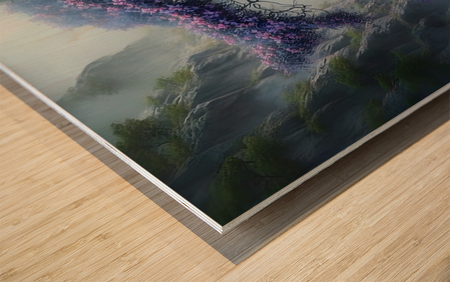 Tree fairy tale kingdom no.9 Wood print