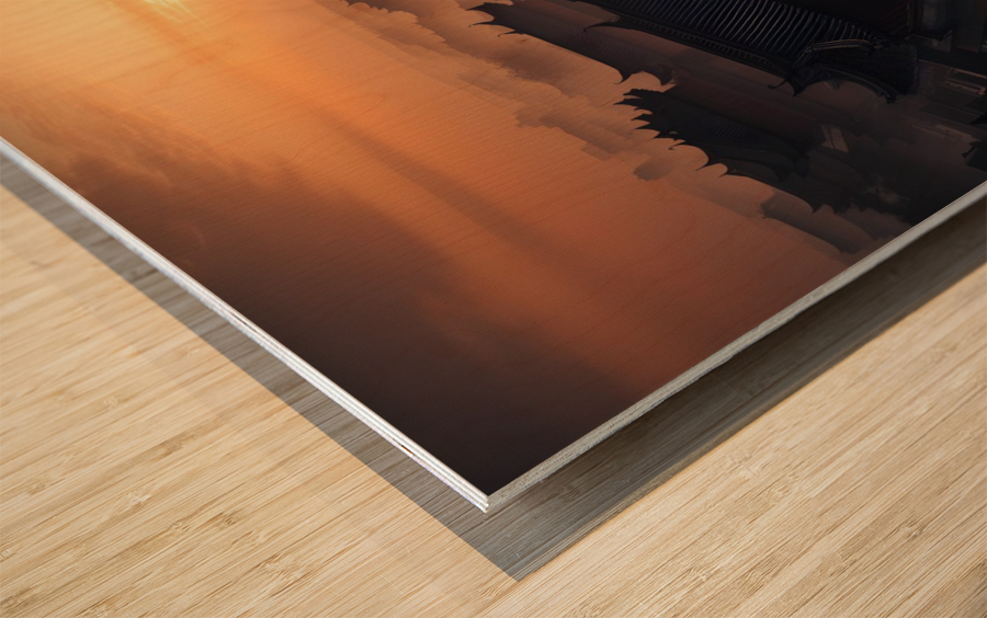 Dawn no.12 Wood print