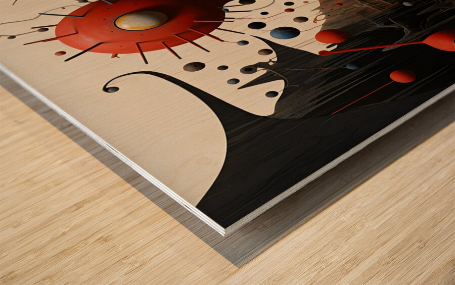 fantasy and colors 19 Wood print