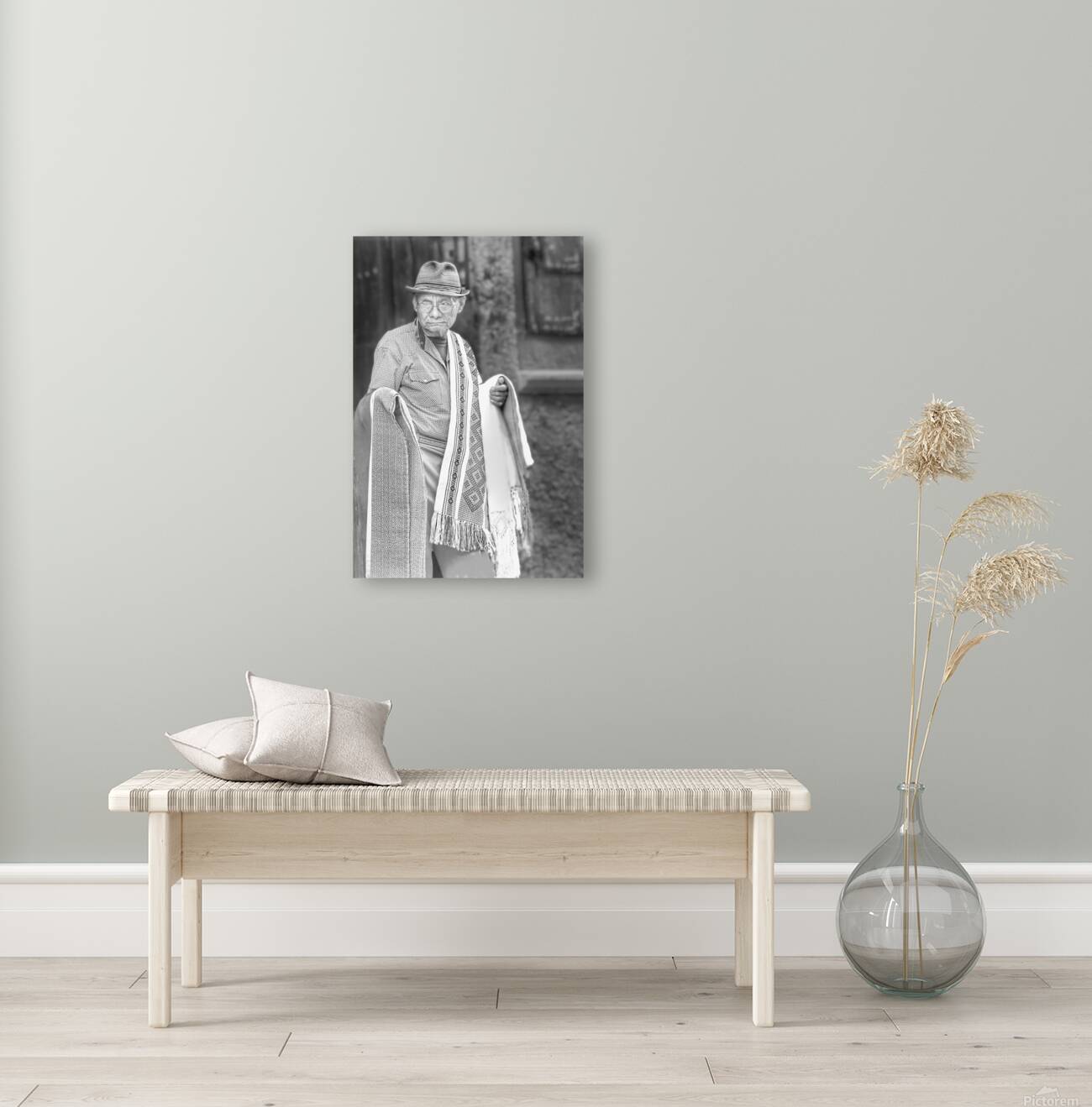 Man with Shawls Reproduction