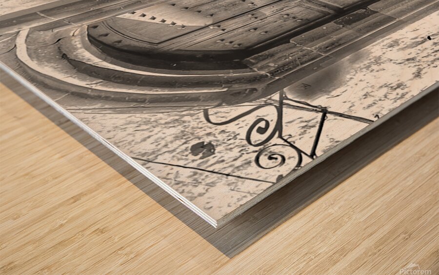 Checking In Wood print