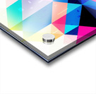 Colorful geometric landscape Acrylic print