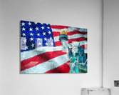 American Freedom Impression acrylique