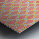 Gold - Living Coral Pattern I Metal print