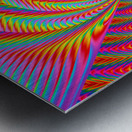 Abstract Flow Metal print