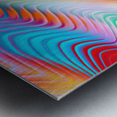 Abstract Flow Metal print