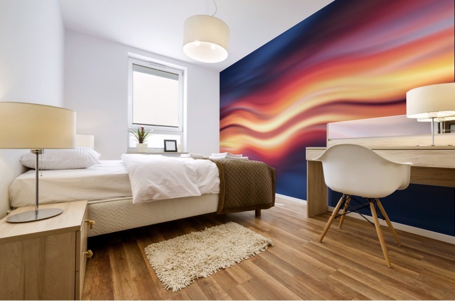 Abstract Sunset IX Mural print