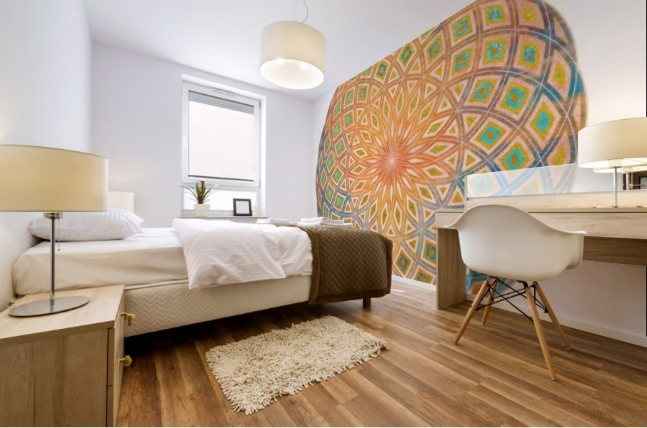 Life Geometry Mural print