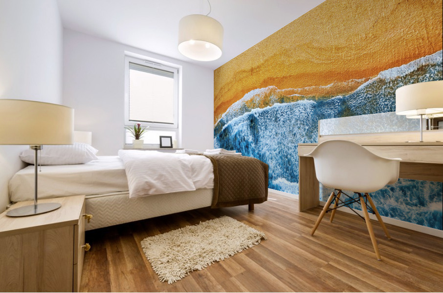 Golden Beach I Mural print