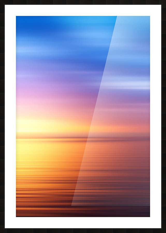 Abstract Sunset IV Picture Frame print
