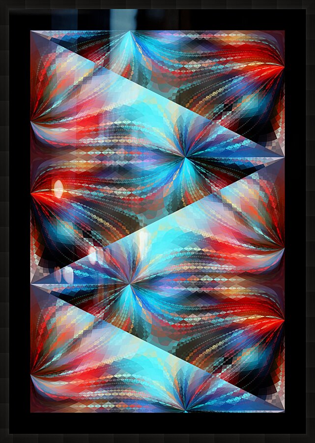 Abstract Fushion Picture Frame print