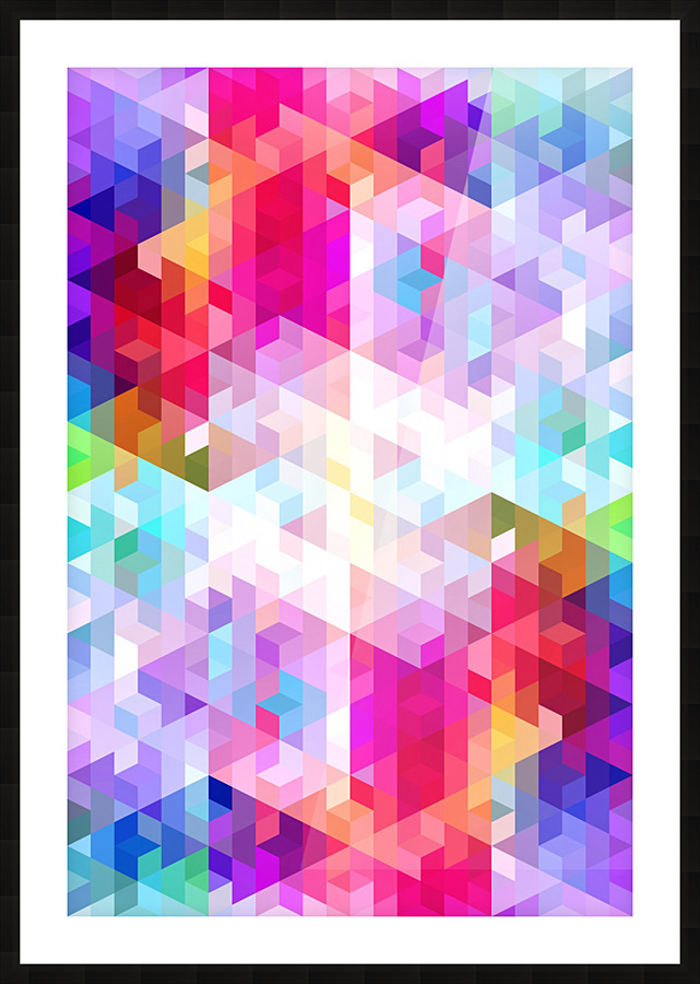 VIVID PATTERN VIII Picture Frame print