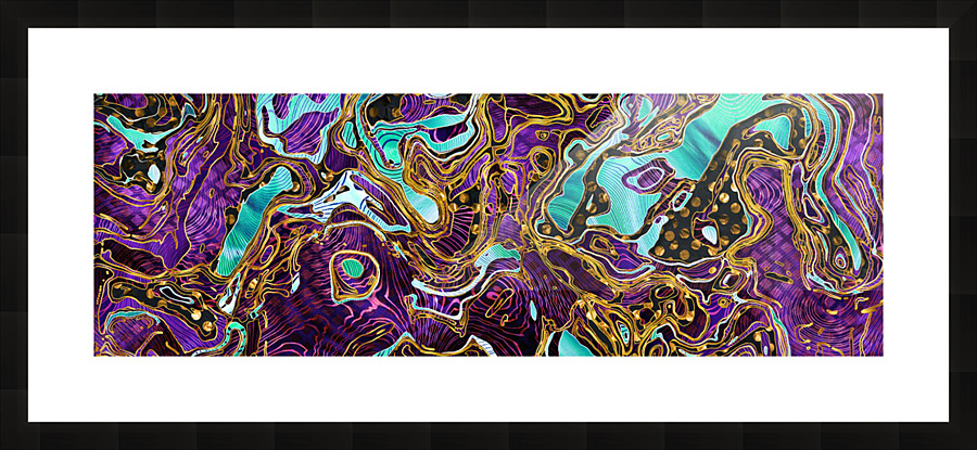 Pattern LXXVIII   II   Panoramic Picture Frame print