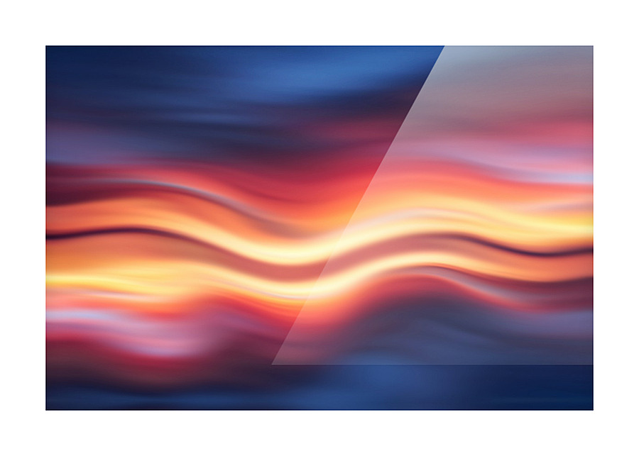 Abstract Sunset IX Picture Frame print