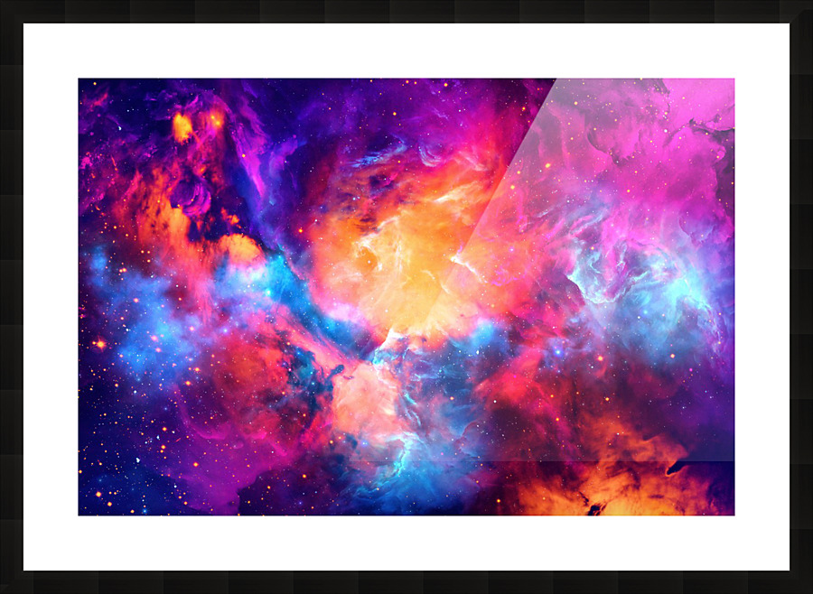 Artistic XC - Colorful Nebula Picture Frame print