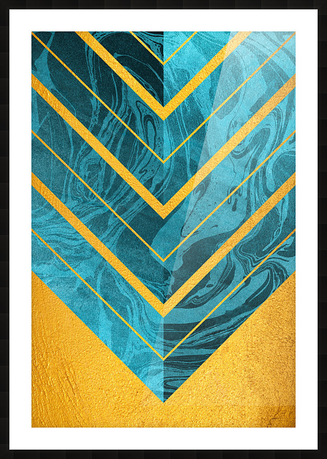 Geometric XXXXII Picture Frame print