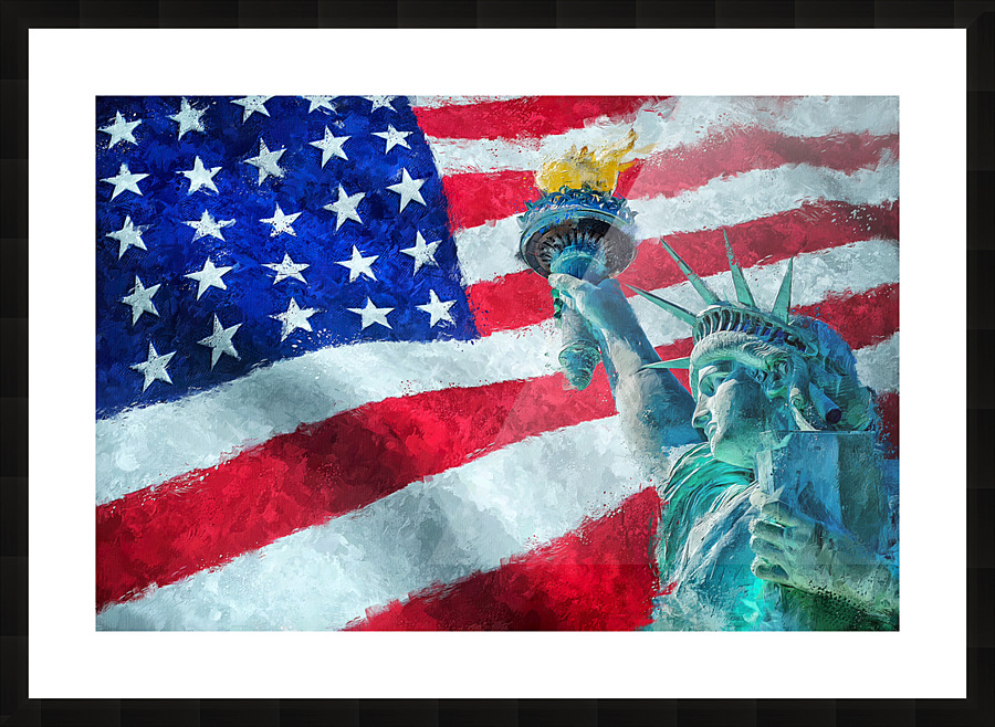 American Freedom Impression et Cadre photo