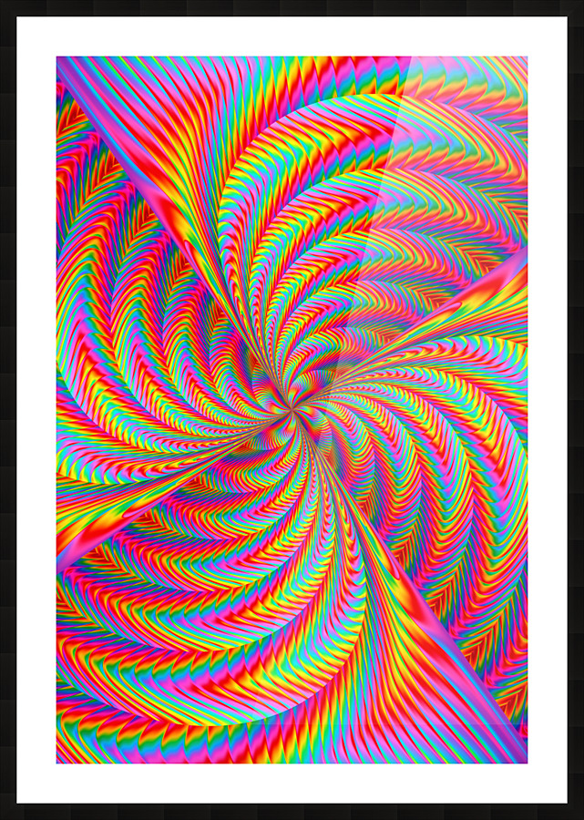 Abstract Flow Picture Frame print