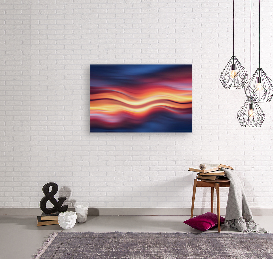 Abstract Sunset IX Reproduction