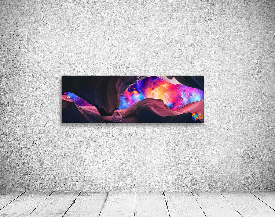 Grand Canyon with Colorful Space - Panoramic UHD Wall Preview