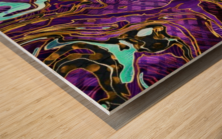 Pattern LXXVIII   II   Panoramic Wood print