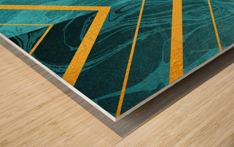 Geometric XXXXII Wood print