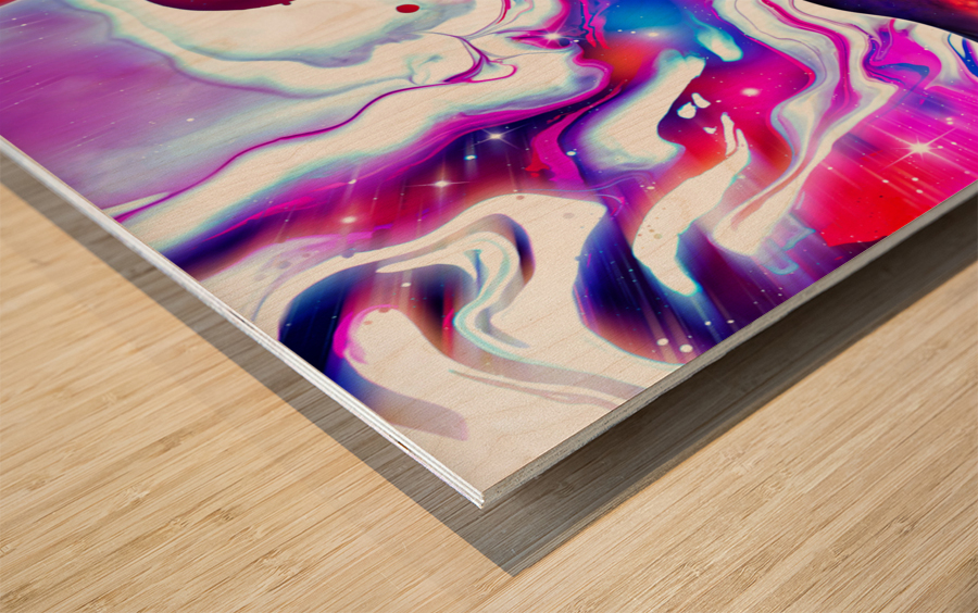 Universe Of Love Impression sur bois