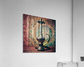 767711 shisha with colored old Arabic background Acrylic Print