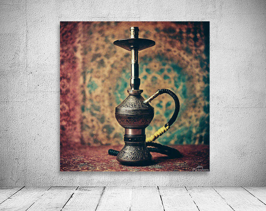 767711 shisha with colored old Arabic background Wall Preview