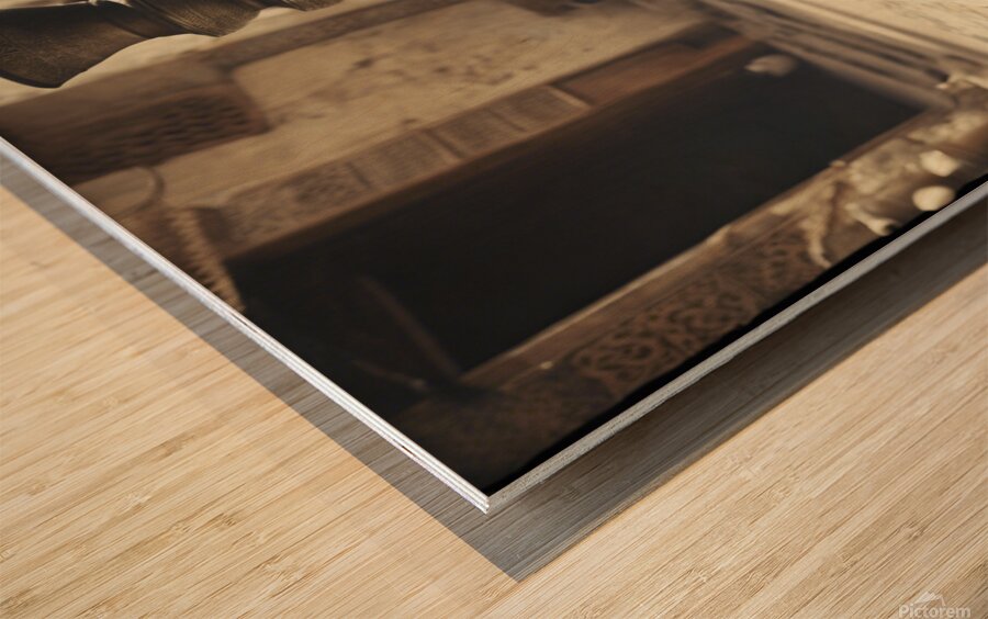 828323 hot tea drink with shisha with light color Wood print