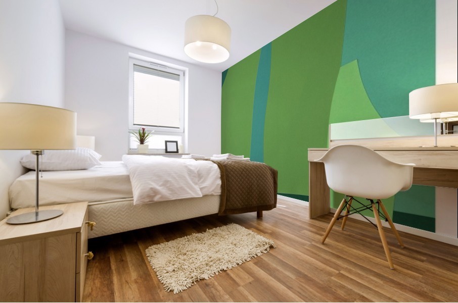 Grøn 2 Mural print