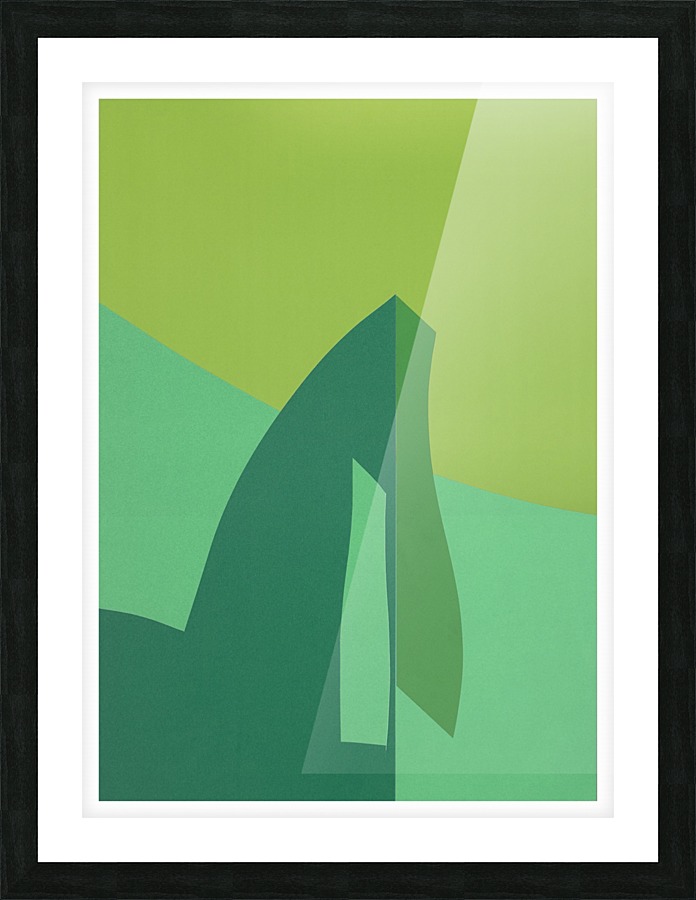 Grøn 1 Picture Frame print
