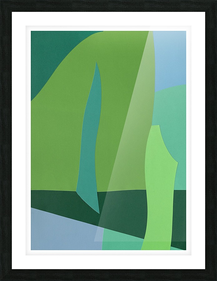 Grøn 2 Picture Frame print