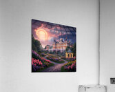 a stunning panoramic view of a grand palace and i Acrylic Print