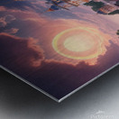 a stunning panoramic view of a grand palace and i Metal print