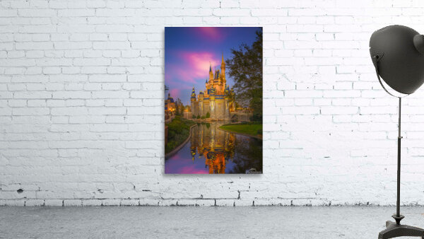 Cinderella Castle Sunset Wall Preview