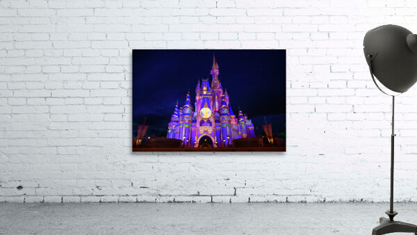 A Night at Cinderella Castle by Visual Voyages Fine Art Wall Art